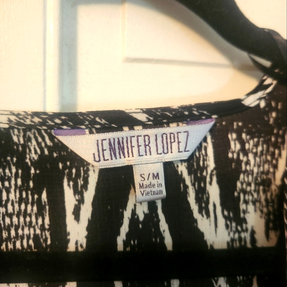 Jennifer Lopez black kimono size S/M - Picture 3 of 3
